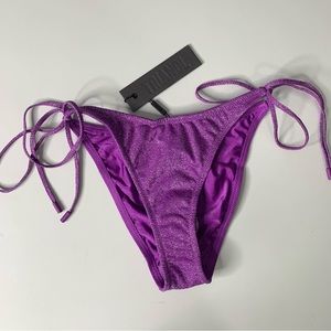 Triangl Large NEW Purple Shimmer Cheeky Bikini Bottom